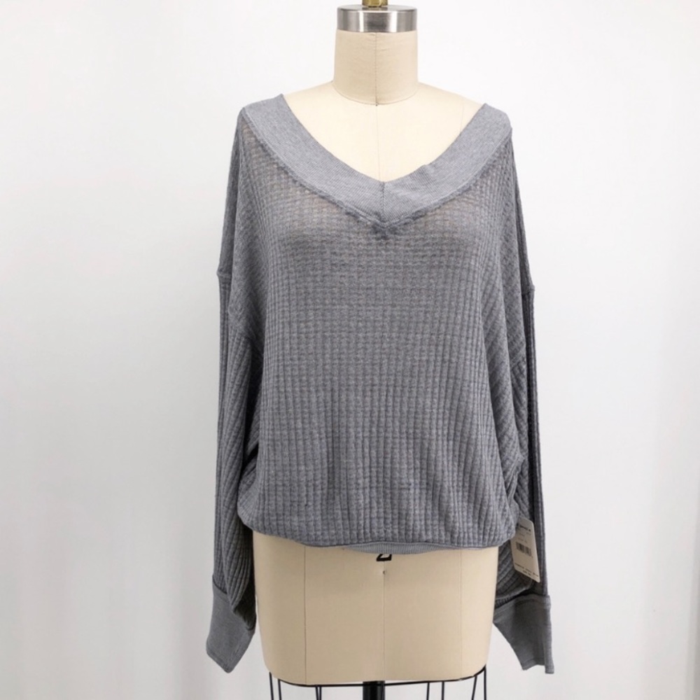 Free People south side thermal top long sleeve XS